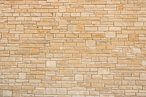 Background of a decorate sand stone wall surface