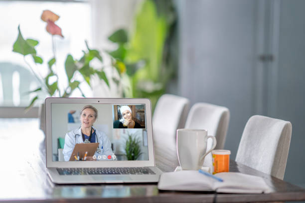 istock Ontological telemedicine appointment 1317234971