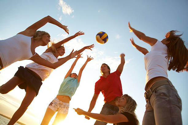 istock volleyball on the beach 131723544