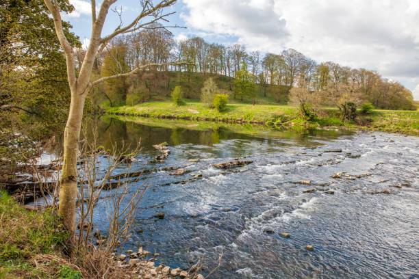 istock Jumbles Rocks, River Ribble, Hurst Green, Whalley, Clitheroe. 1317236766