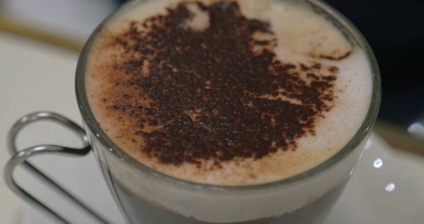 istock Taking tasty foam from coffee 1317240394