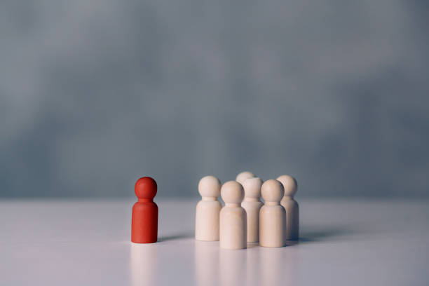 istock Manager management human resource with recruitment and skill employee leader for corporate success, development and growth of leadership with unique, symbols of metaphor, business concept. 1317240401