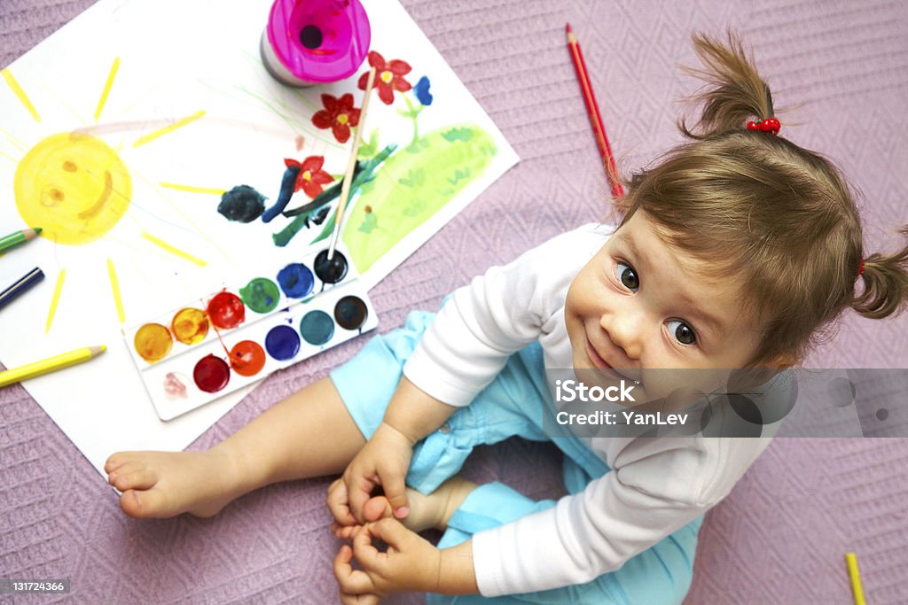 Дети Картина - Стоковые фото Малыш роялти-фри
