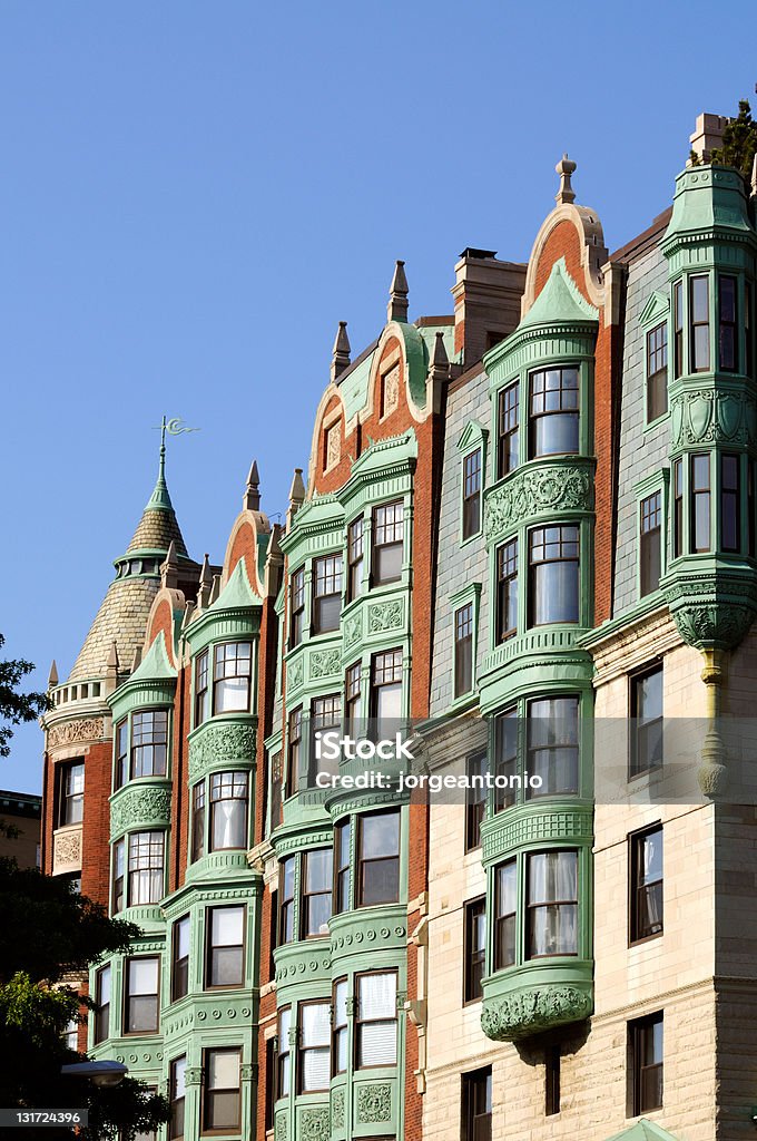 Apartment Building - Zbiór zdjęć royalty-free (Boston - Stan Massachusetts)