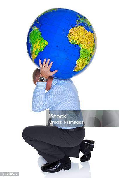 Welt Auf Ihren Schultern Stockfoto und mehr Bilder von Globus - Globus, Rückansicht, Rücken