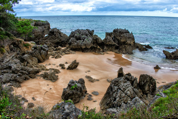 istock beautiful view of a beach with rocks on the Spanish coast 1317252425