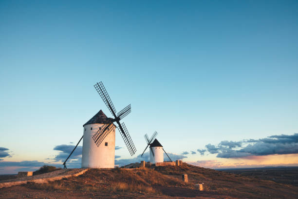 wiatraki - windmill architecture traditional culture mill zdjęcia i obrazy z banku zdjęć