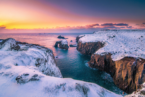 The Cornish Coast Path covered in snow is definitely not an everyday sight and not one that I'm about to forget...   Taken back in 2018 this was one of the most incredible nature spectacles that I have ever witnessed.