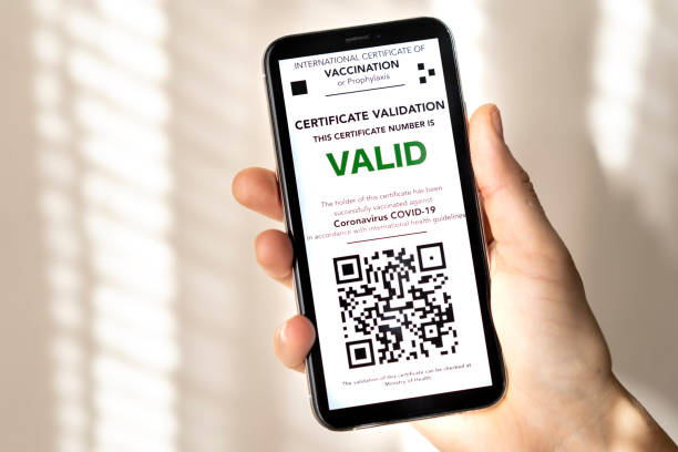 istock Digital Certificate of Valid Vaccination against COVID-19 1317271331
