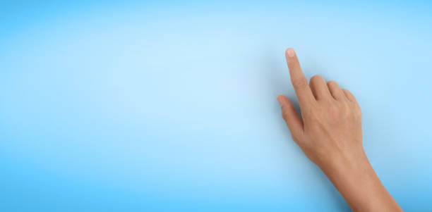 istock Pointing at something closeup of hand 1317278682