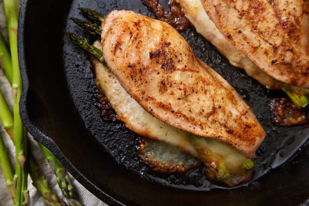 istock Asparagus and Provolone Stuffed Chicken Breast 1317281142