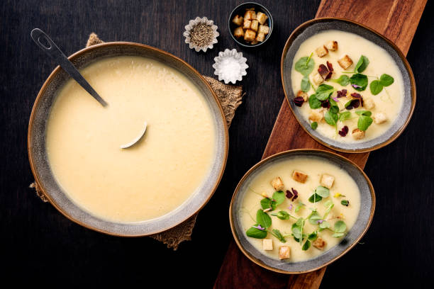 istock Homemade Leek and Potato Soup. 1317281412