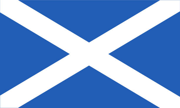 scottish flag, official colors and proportion correctly. National scottish flag. Vector illustration. EPS10. scottish flag, official colors and proportion correctly. National scottish flag. Vector illustration. EPS10. scottish flag stock illustrations
