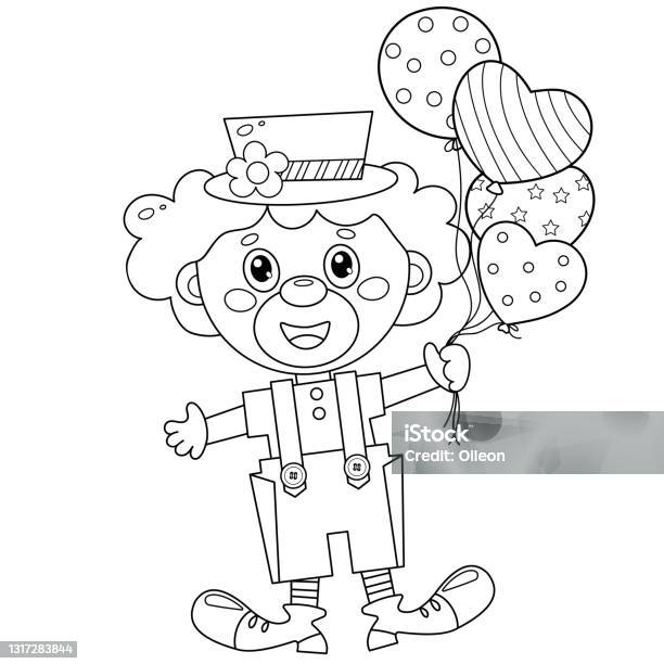 Ilustración de Colorear Página Esquema De Payaso De Circo De Dibujos Animados Con Globos Y Regalos Cumpleaños Libro Para Colorear Para Niños y más Vectores Libres de Derechos de Actividad - iStock Ilustración de Colorear Página Esquema De Payaso De Circo De Dibujos Animados Con Globos Y Regalos Cumpleaños Libro Para Colorear Para Niños y más Vectores Libres de Derechos de Actividad - iStock