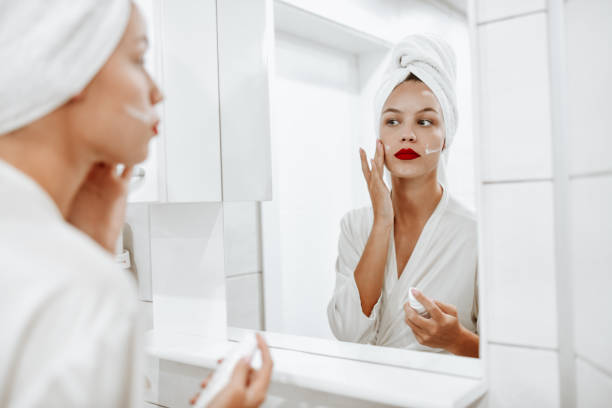istock Skin Care After Bath For Beautiful Female 1317284317