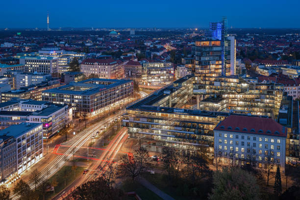 istock Hanover skyline during an evening in autumn 1317296274