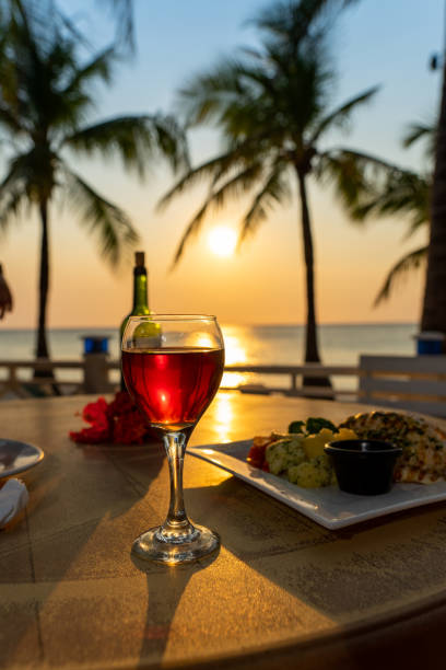 istock Sunset over the sea on vacation 1317304356