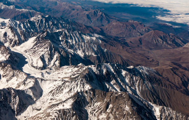 istock aerial view massive snow mountain range in Georgia 1317305484