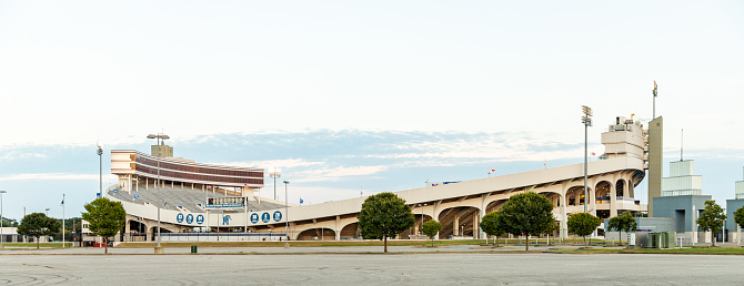 Memphis, TN / USA - September 3, 2020: Liberty Bowl Stadium in Memphis, TN