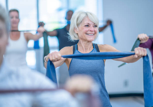 istock Women's fitness studio community 1317308712