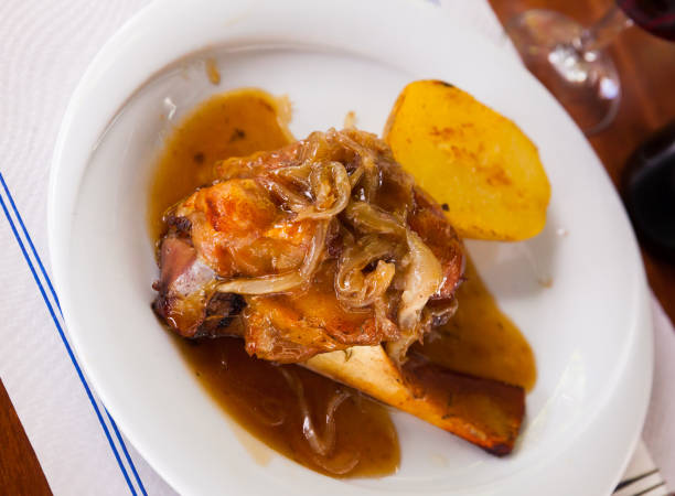 istock Pork knuckle braised in beer 1317311924