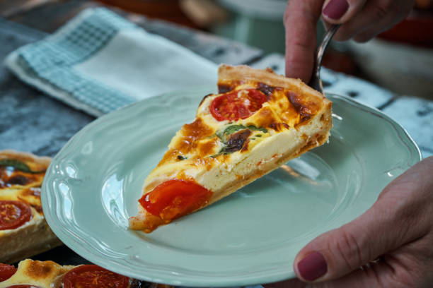 istock Quiche Lorraine with Tomatoes and Bacon 1317319379