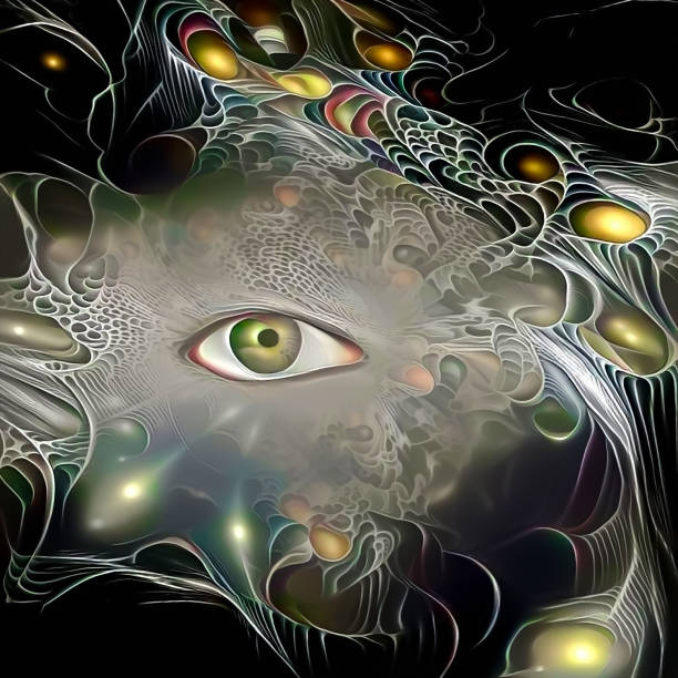 istock All seeing Eye. Abstract painting 1317319695