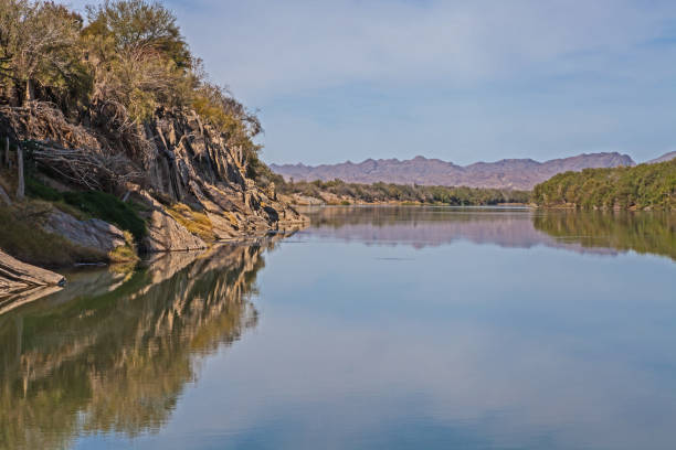 istock Orange River at Sendelingsdrif Border Post 3937 1317325802