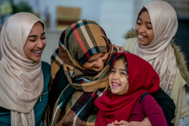 istock Happy muslim family 1317336474