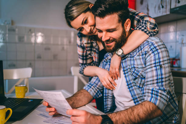 istock Couple doing finances at home 1317340519