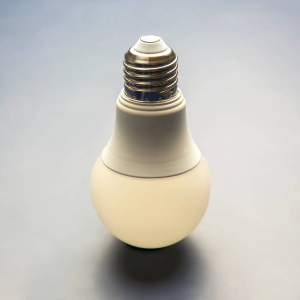 istock modern led lamp is turned. everyday household item in electricity 1317343914