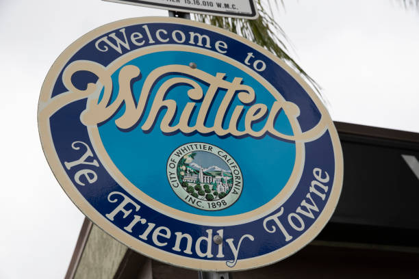 istock Whittier California Public Welcome Sign 1317350241