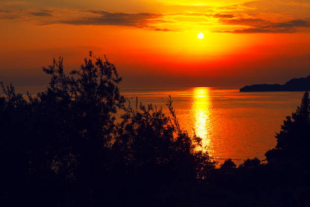 istock Awesome Sunset over the Adriatic Sea 1317352717