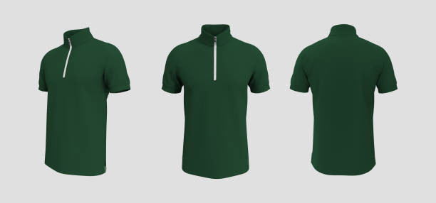 istock Blank tracktop shirt mockup, track front and back view 1317356676