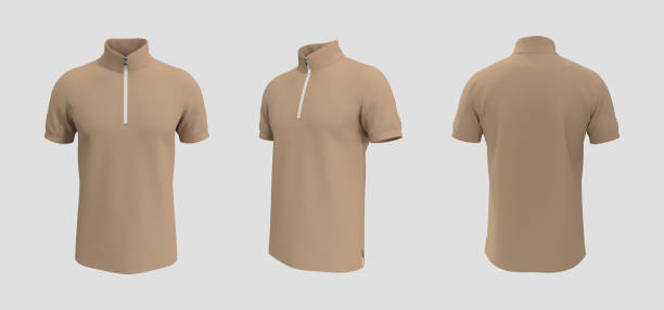 istock Blank tracktop shirt mockup, track front and back view 1317356686