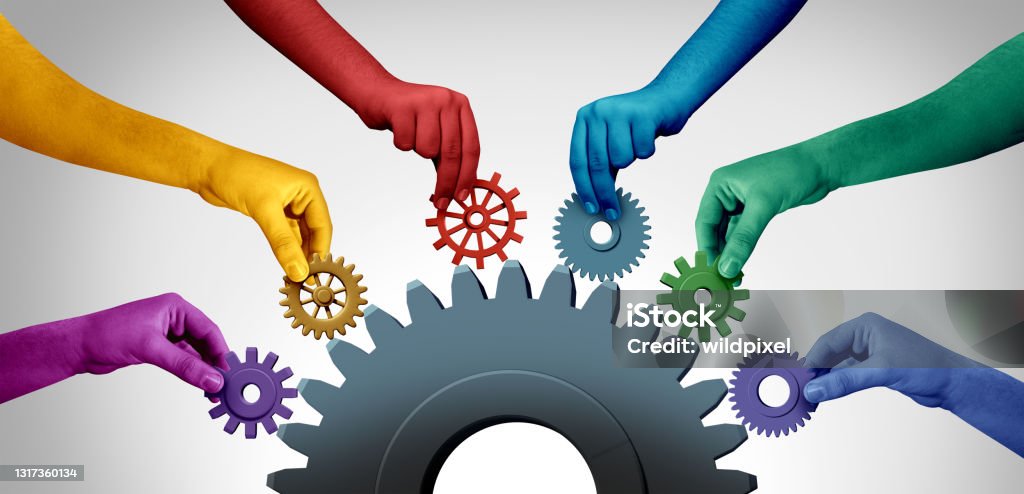Unity In Business Business Teamwork Unity Stock Photo - Download Image Now - Diversity ...