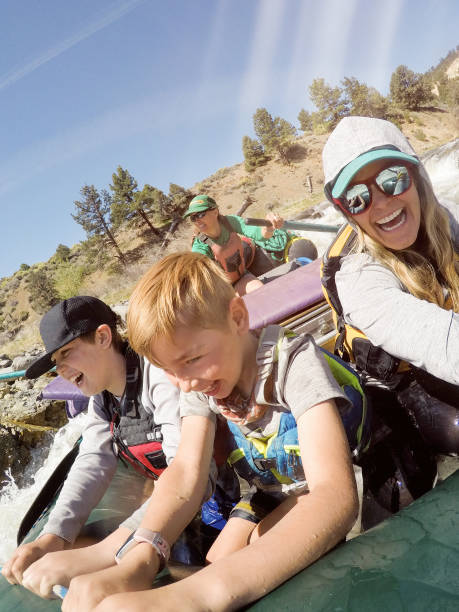 istock Camping and rafting with moms in California 1317363351