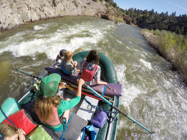istock Camping and rafting with moms in California 1317363352