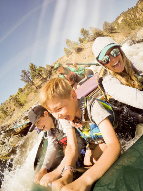 istock Camping and rafting with moms in California 1317363353