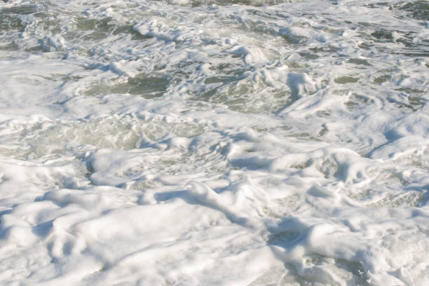 istock Sea foam background. Surface of water 1317365490