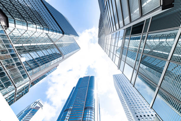 istock Central financial commercial building 1317368068