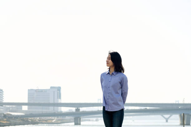 istock Young businesswoman looking forward 1317374827