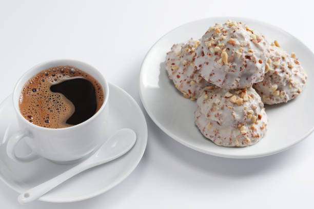 istock Coffee and cookies with peanuts 1317379690