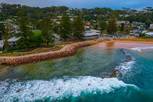 istock Sunrise aerial shorescape at the seaside 1317393240