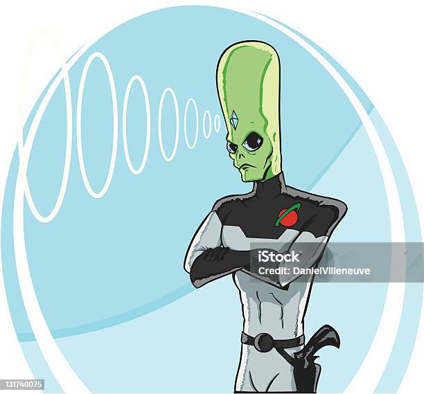 Alien Esprit Puissance Vecteurs libres de droits et plus d'images vectorielles de Arme à feu - Arme à feu, Armement, Astronaute