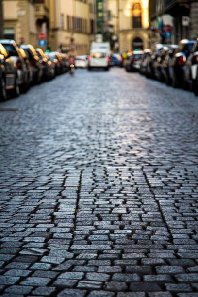 istock Cobbled stones in Florence, Italy 1317402297