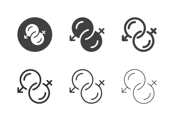 ilustrações de stock, clip art, desenhos animados e ícones de sex sign icons - multi series - sexual issues