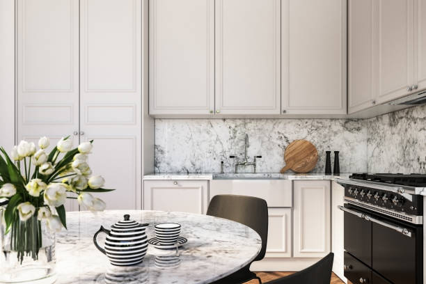istock Modern elegant kitchen stock photo 1317416106