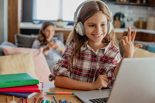 istock Online education and homeschooling 1317423382