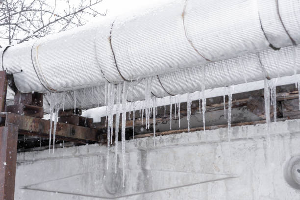 istock Icicles emerged from frost in winter 1317432168